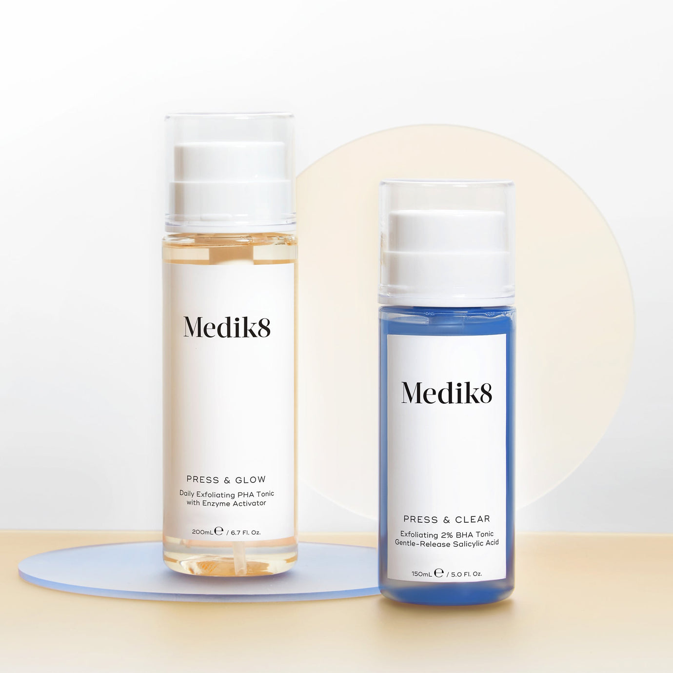 Press & Clear vs Press & Glow