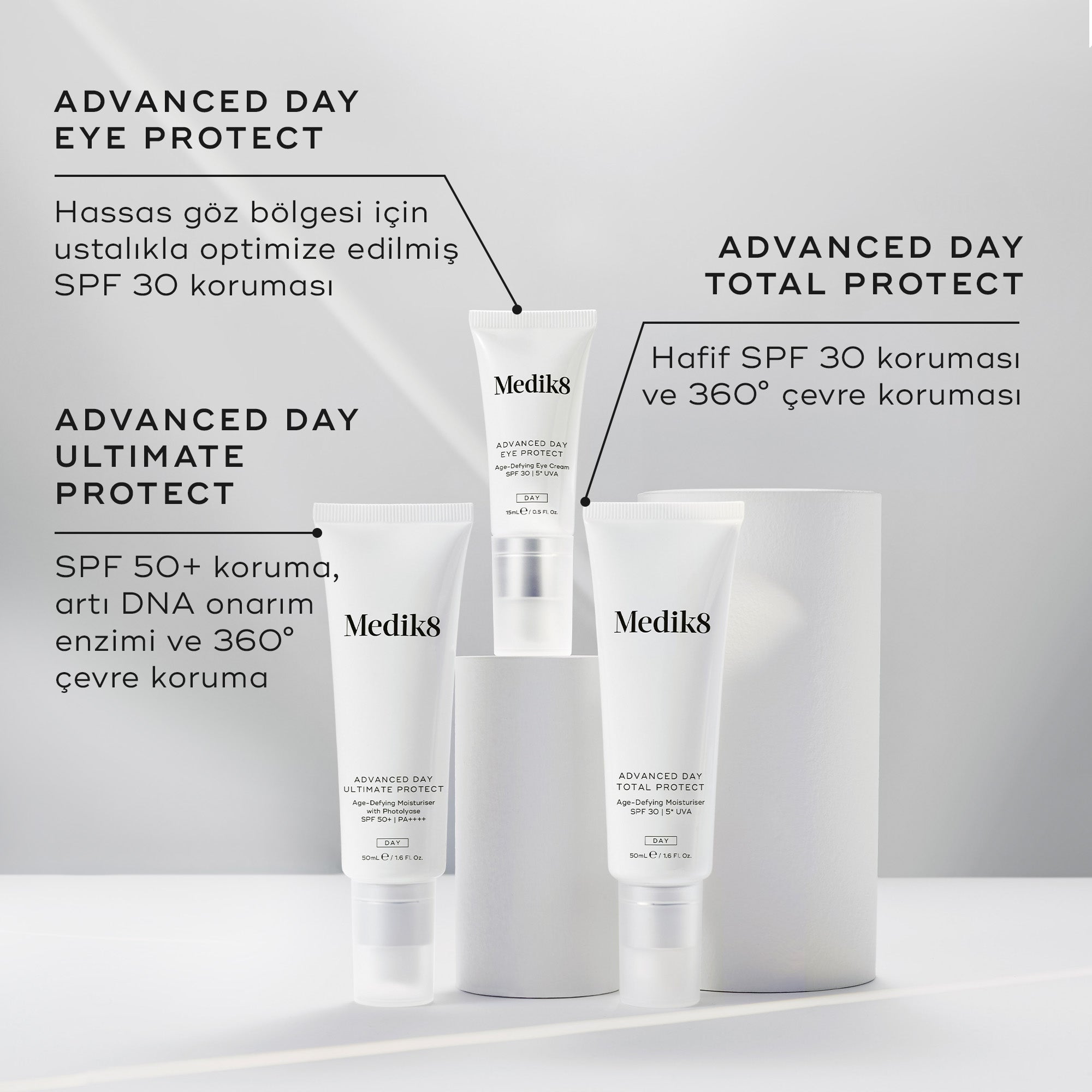 Medik8 | Ödün Vermeyen Sonuçlar | Advanced Day Eye Protect™