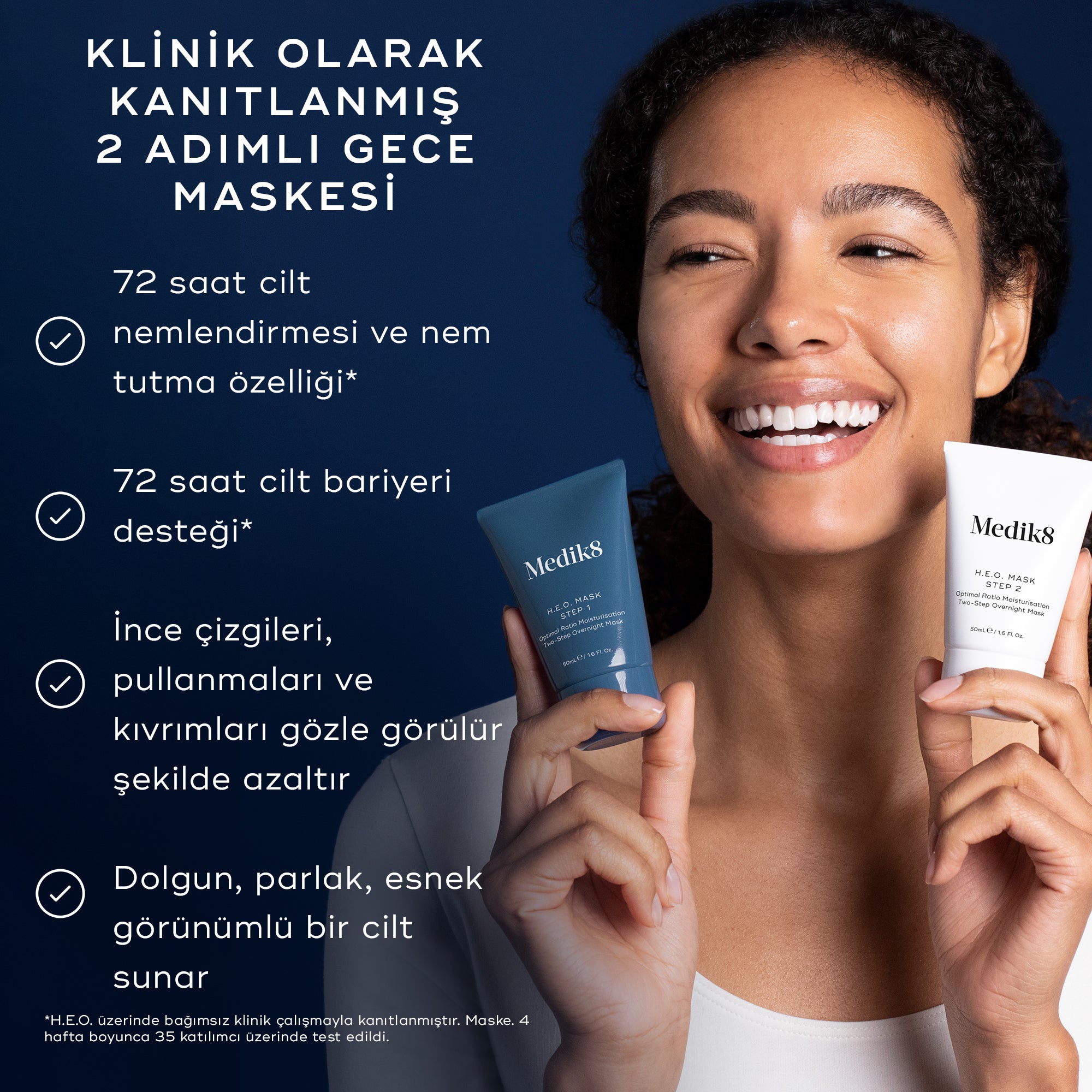 H.E.O.® Mask | Two-step overnight moisturising mask – Medik8